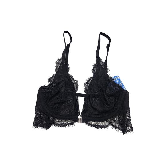 Intimately Freepeople You're So Great Underwire Bra Black 32C NWT‎ - Picture 1 of 7